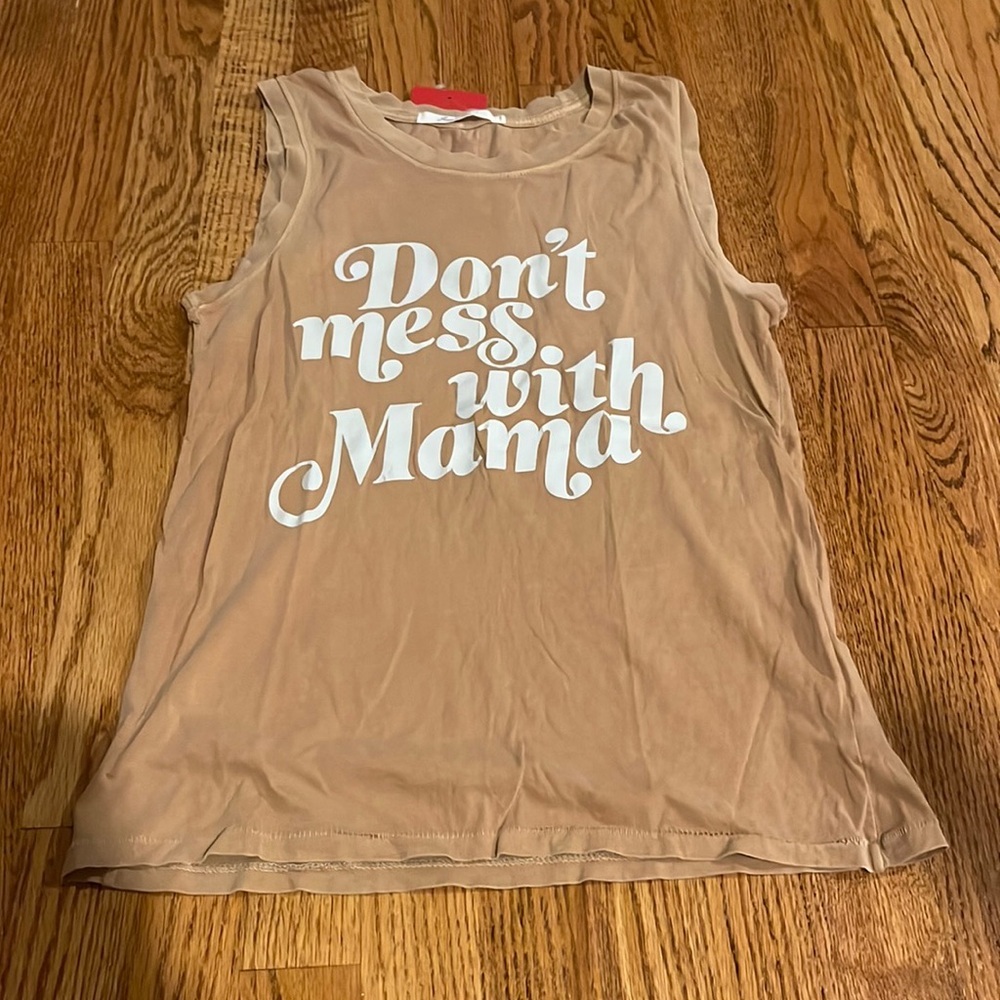 NWT Junk Food Woman’a Amber Don’t Mess With Mama Tank Size XS
